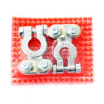 Клеммы АКБ узкополюсные япония (+/-) обжим /ГАРАНТ